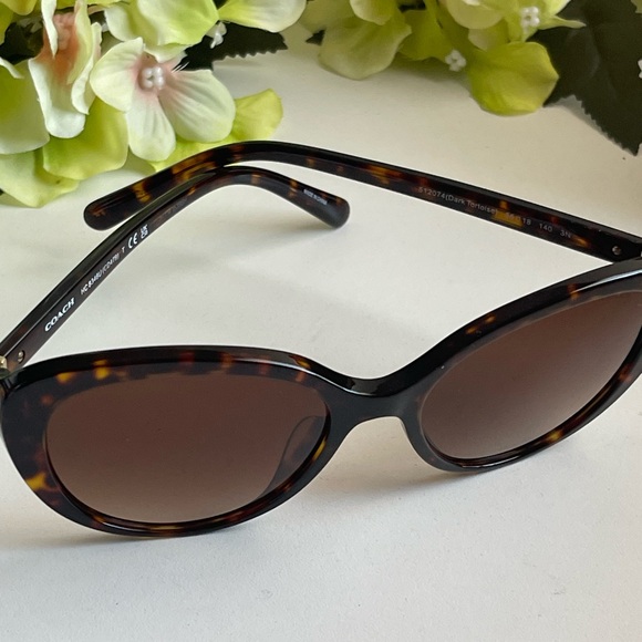 Coach Tortoise Shell Sunglasses - Picture 3 of 7